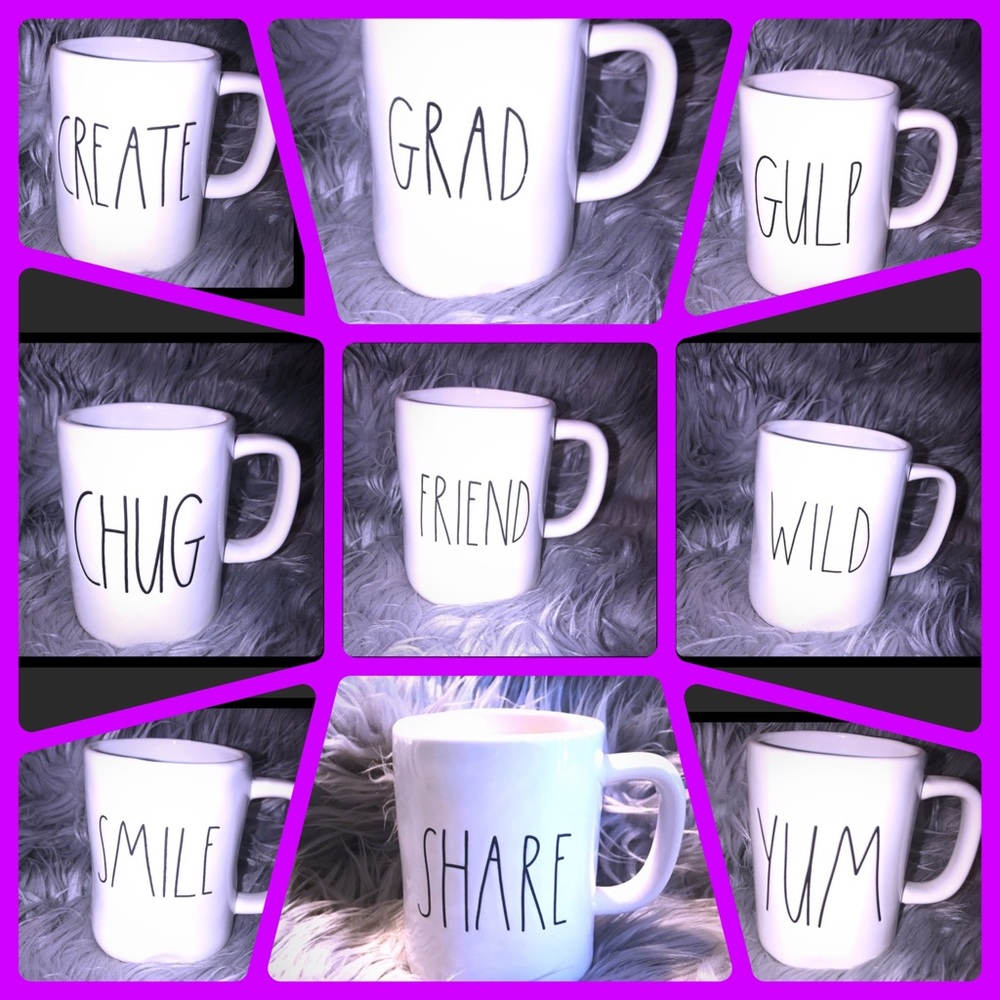 Set of 9 Rae Dunn Coffee/Tea Mugs